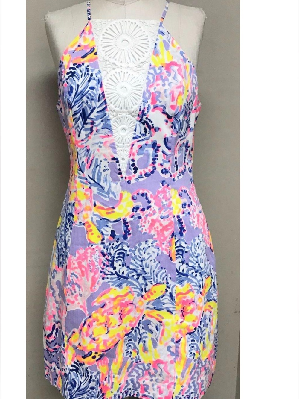 Lilly Pulitzer Sz 4 Pearl Shift Dress Lilac Verbena So Snappy
